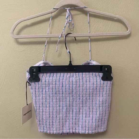 Superdown Cropped Halter Top Size small NWT - Picture 5 of 9